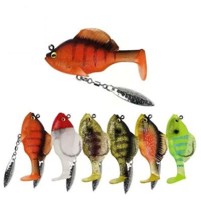 Lot de leurres swimbait pré-montés – 10 g, hameçon caché, 6 pièces | FISOLOVKA