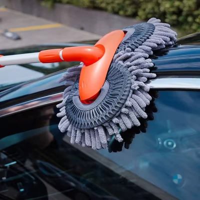 Brosse de lavage télescopique à double tête | LONGWASH