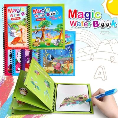 Livre de coloriage à l'eau sans désordre pour enfants| WONDERINK