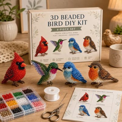 Kit d'animaux en perles à faire soi-même (4 pièces) | ANIBEAD
